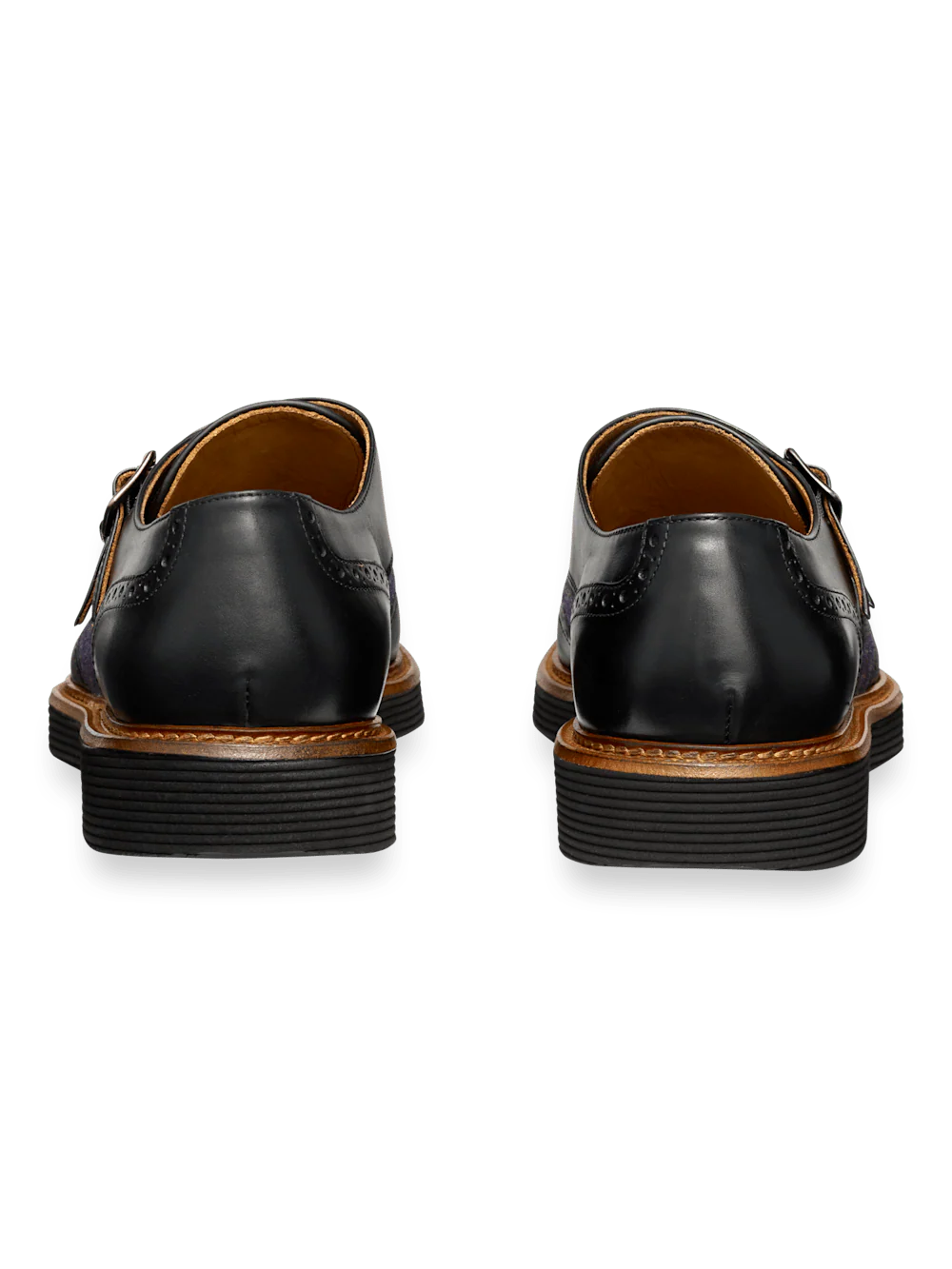 Abe Hybrid Monk Strap - Black/purple - Image 4