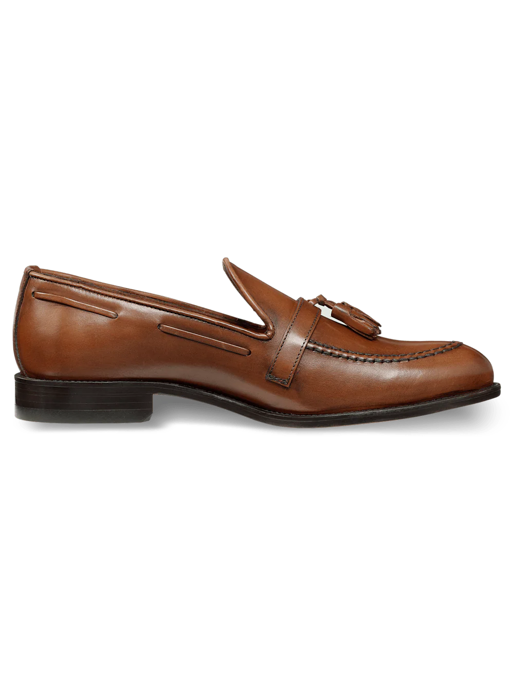 Beckham Tassel Loafer - Chestnut - Image 2