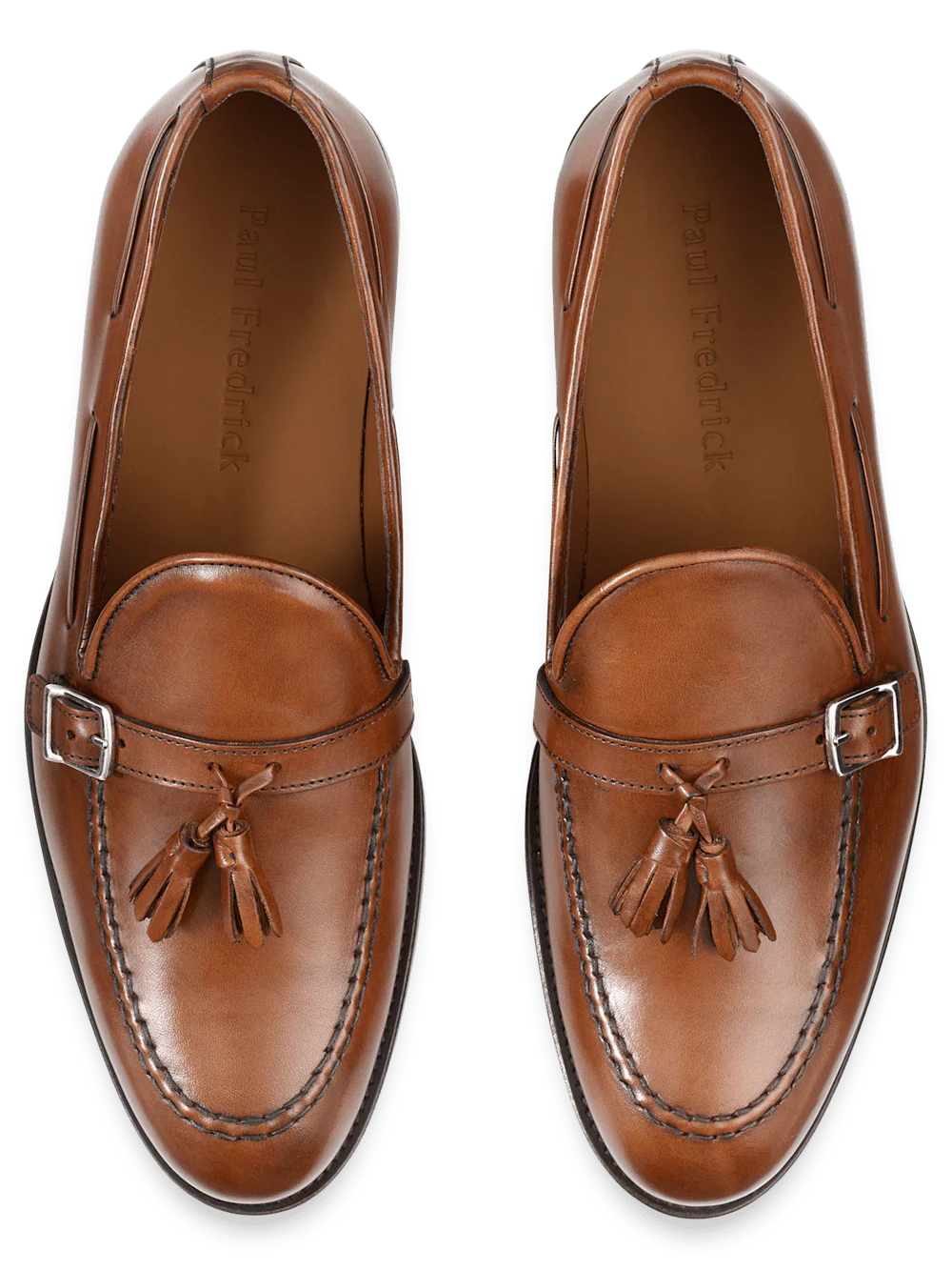 Beckham Tassel Loafer - Chestnut - Image 3