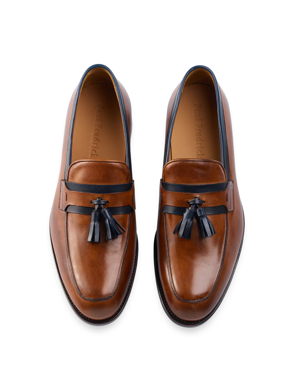 Bryant Tassel Loafer - Chestnut/navy - Image 3