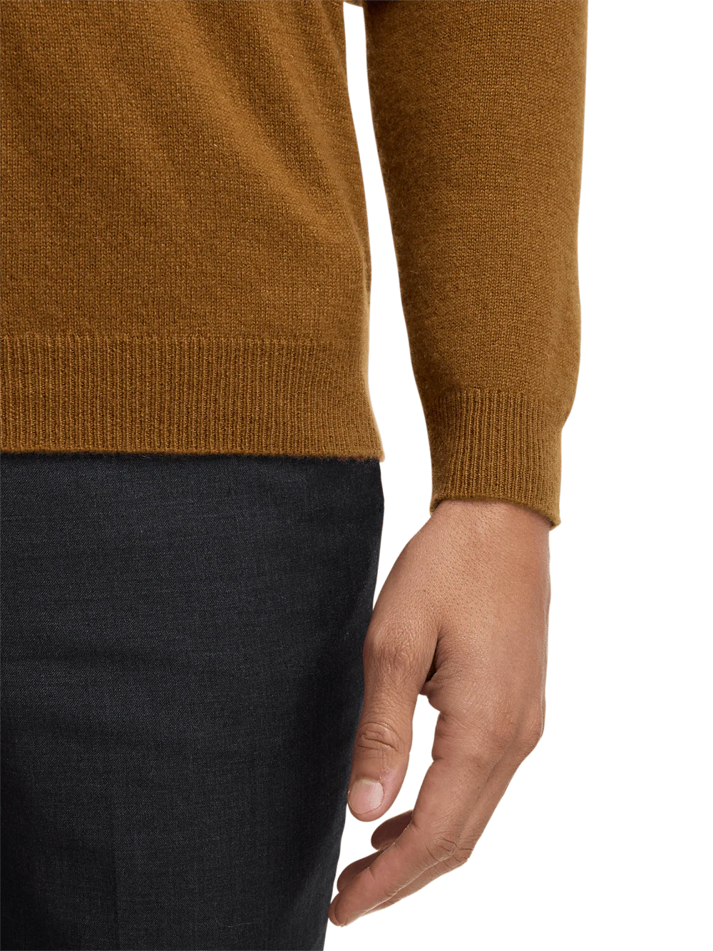 Cashmere Turtleneck Sweater - Brown - Image 4