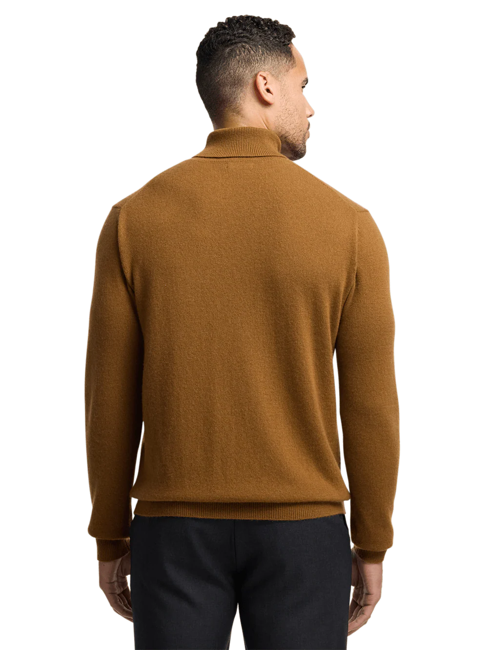 Cashmere Turtleneck Sweater - Brown - Image 5