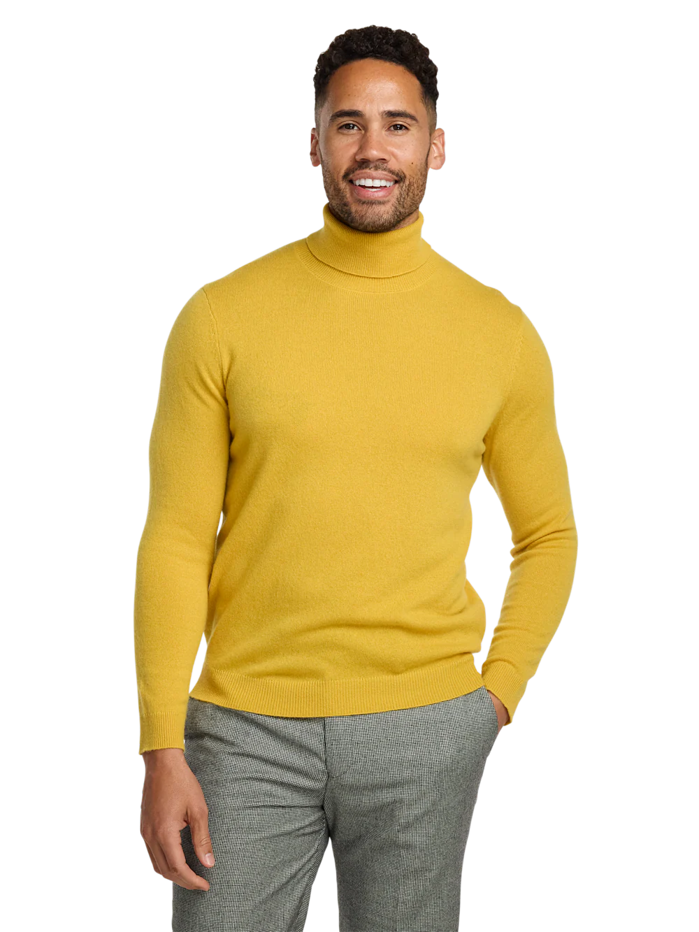 Cashmere Turtleneck Sweater - Gold - Image 2