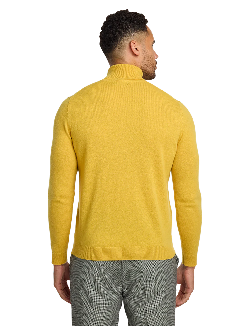 Cashmere Turtleneck Sweater - Gold - Image 5