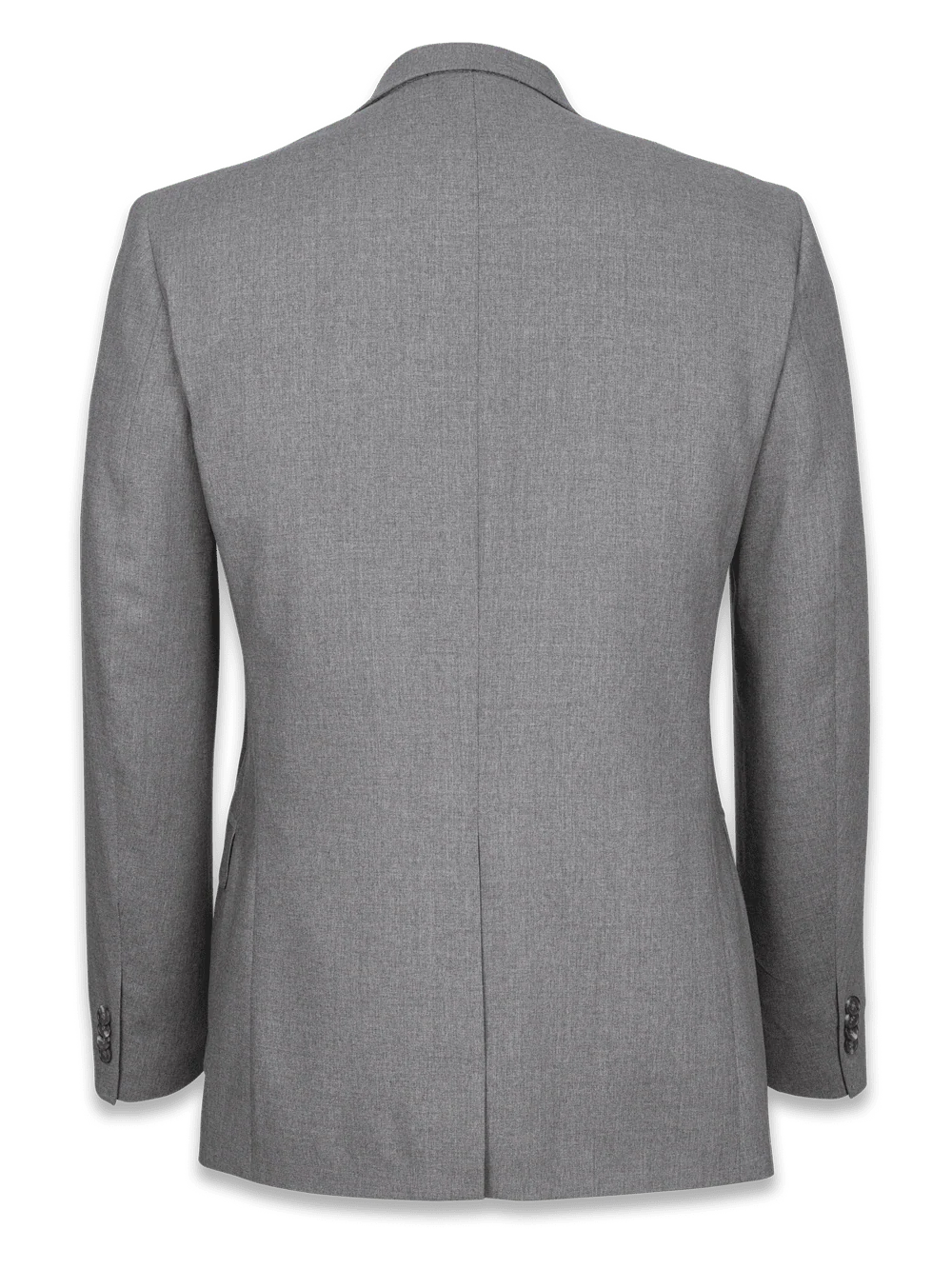 Classic Fit Essential Wool Notch Lapel Suit Jacket - Brown Windowpane - Image 4