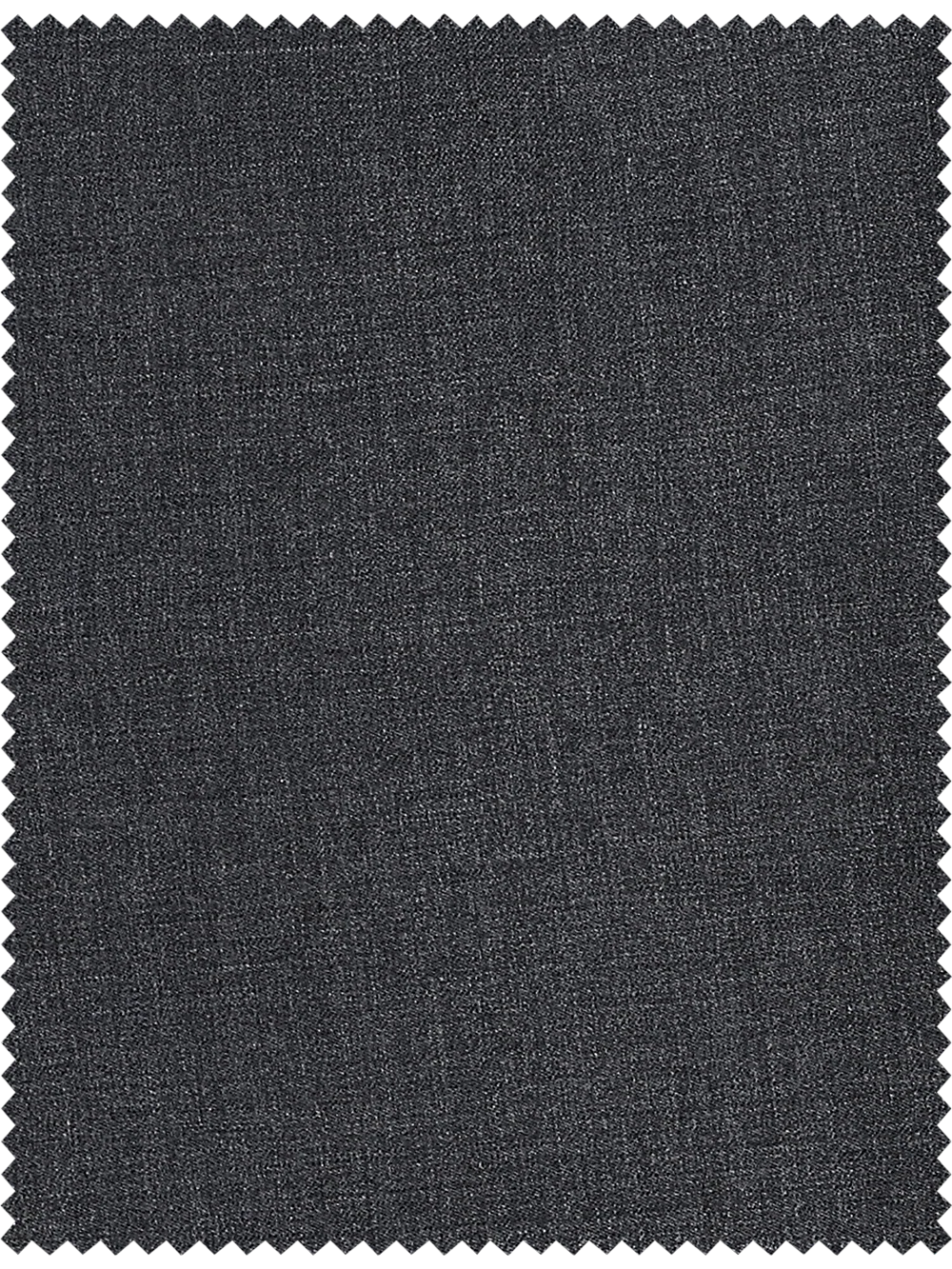 Classic Fit Wool Gabardine Flat Front Pants - Slate Blue - Image 3