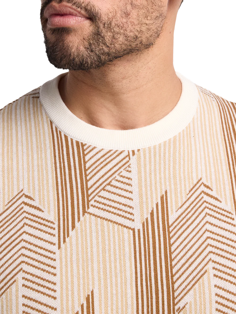 Cotton Crewneck Sweater - Ivory - Image 3