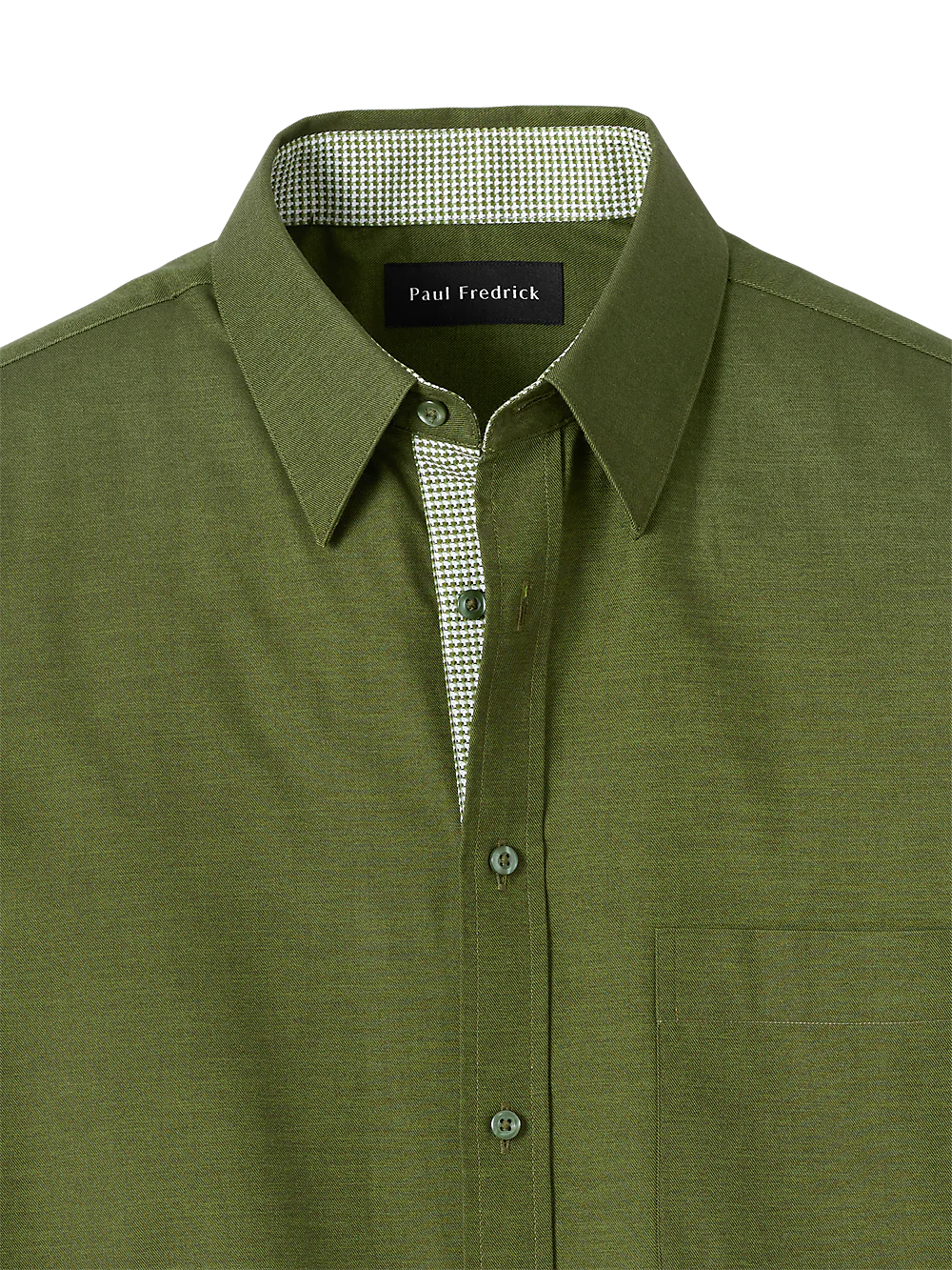 Cotton Solid Casual Shirt - Green - Image 6