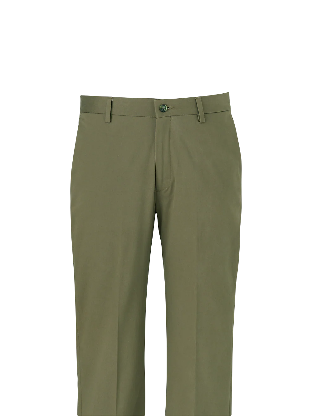 Cotton Stretch Twill Pants - Olive - Image 2