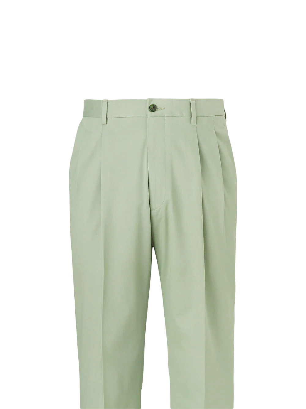 Cotton Stretch Twill Pants - Moss - Image 5