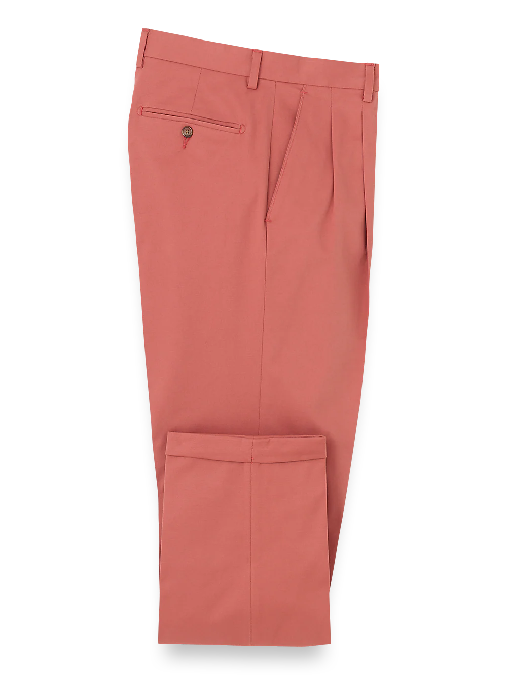 Cotton Stretch Twill Pants - Rose - Image 4