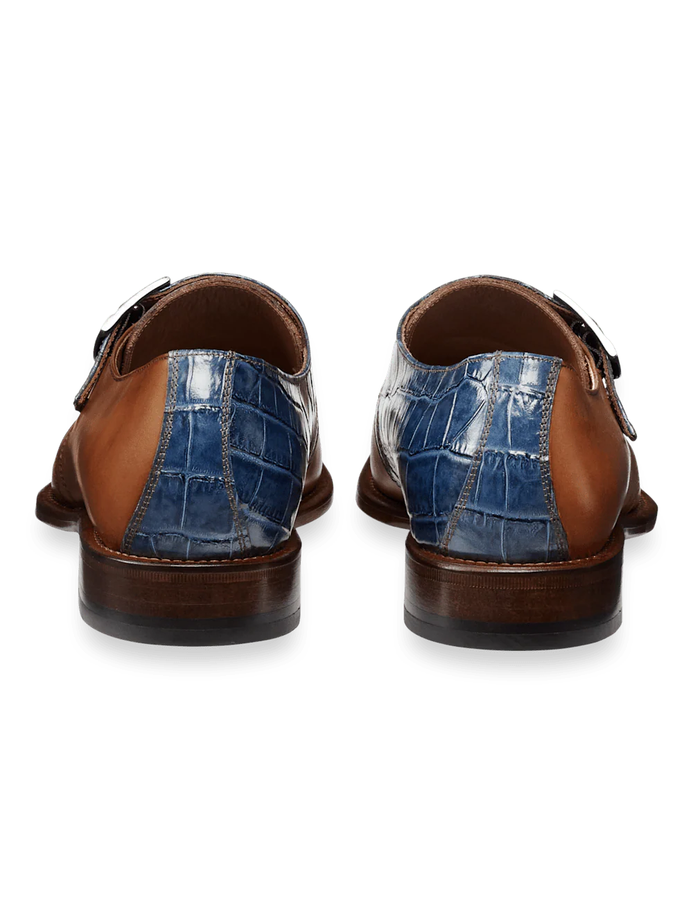 Jefferson Monk Strap - Chestnut/navy - Image 4