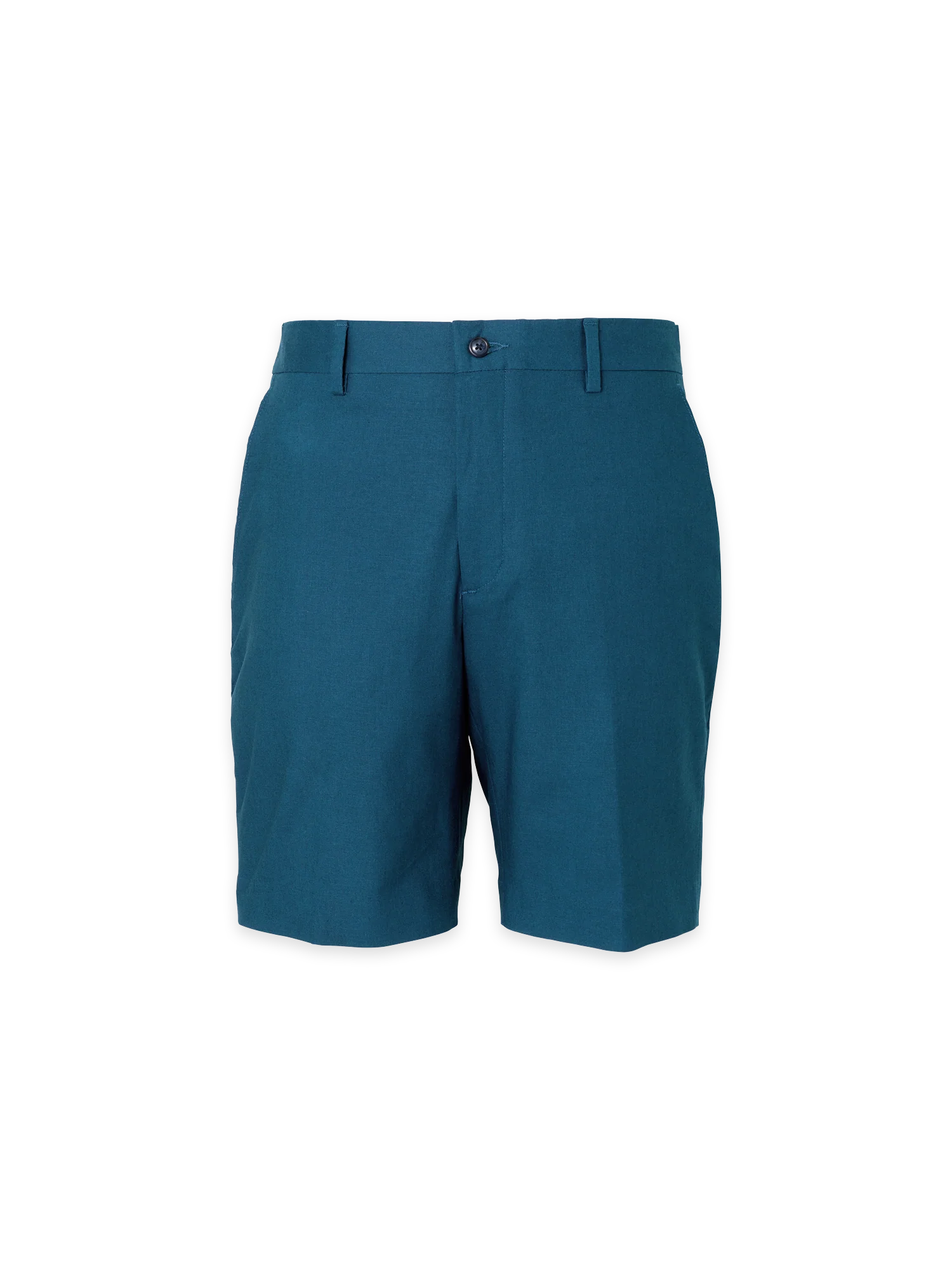 Linen / Cotton Shorts - Navy - Image 2