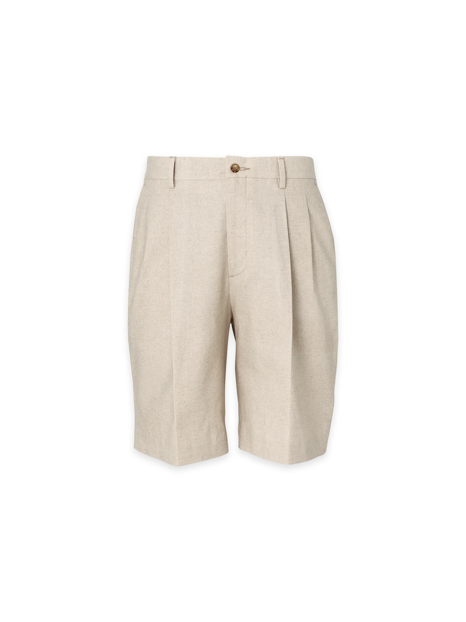 Linen / Cotton Shorts - Navy - Image 5