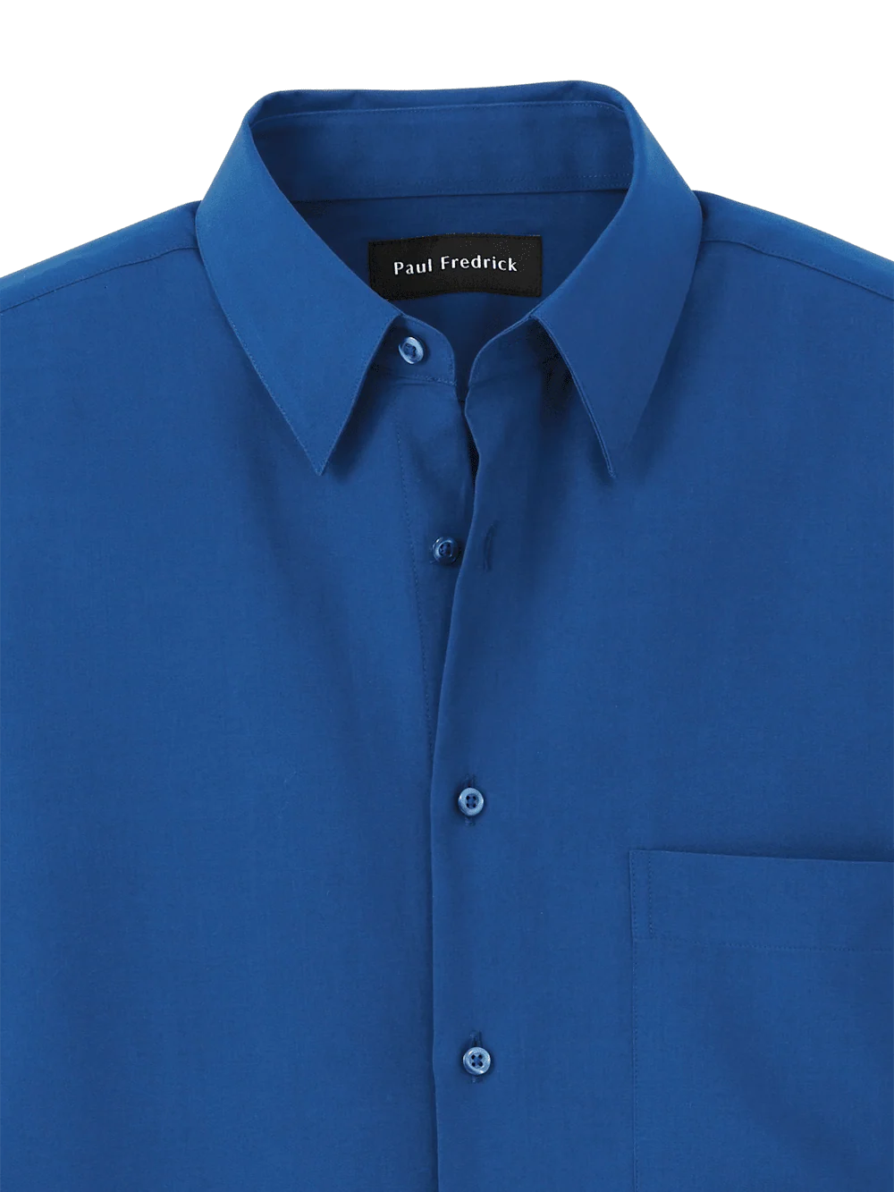 Lyocell Solid Casual Shirt - Blue - Image 6