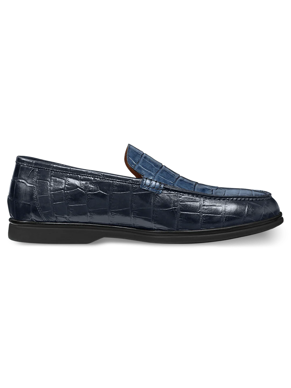 Micah Venetian Loafer - Navy - Image 2