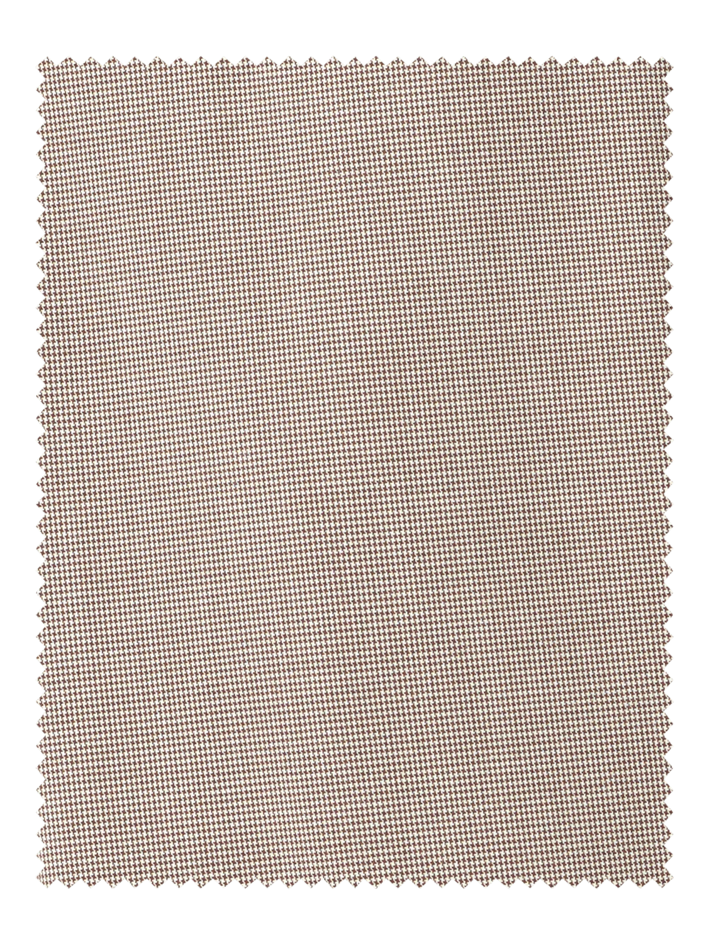 Microfiber Check Single Pleat Pants - Brown/white - Image 3
