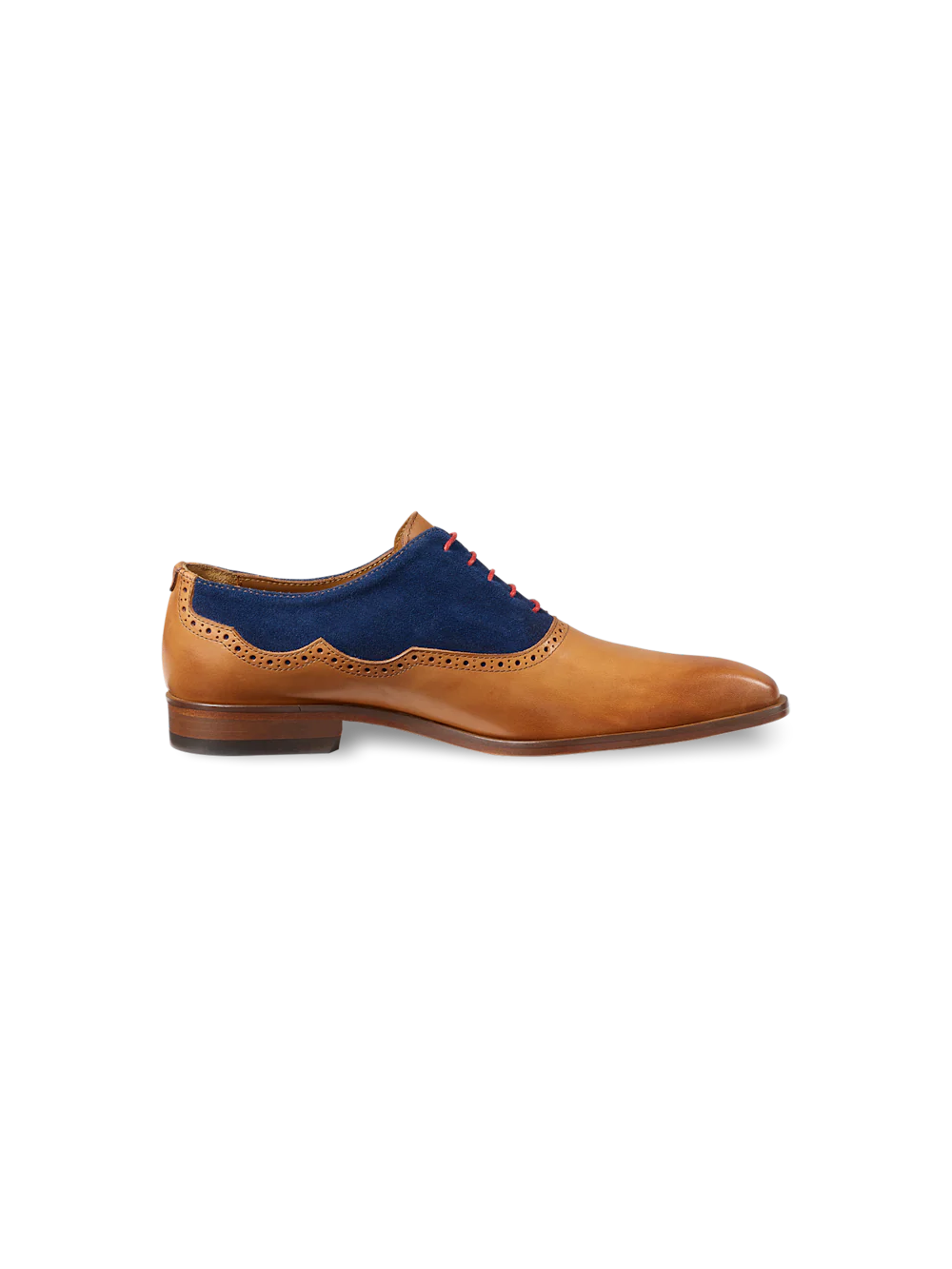 Nicholas Oxford - Chestnut/navy - Image 2