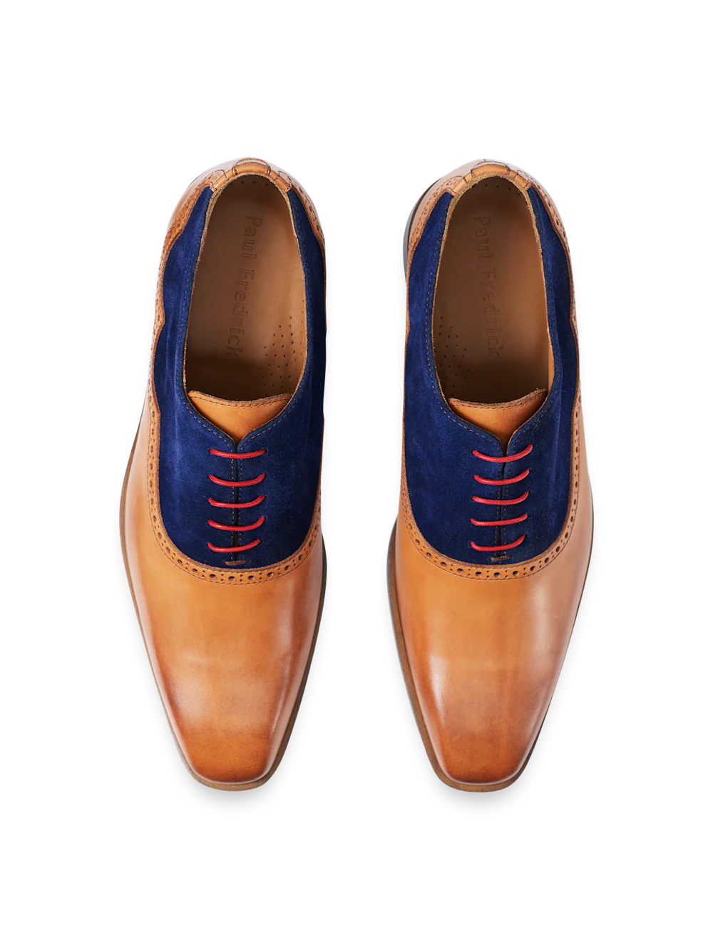 Nicholas Oxford - Chestnut/navy - Image 3