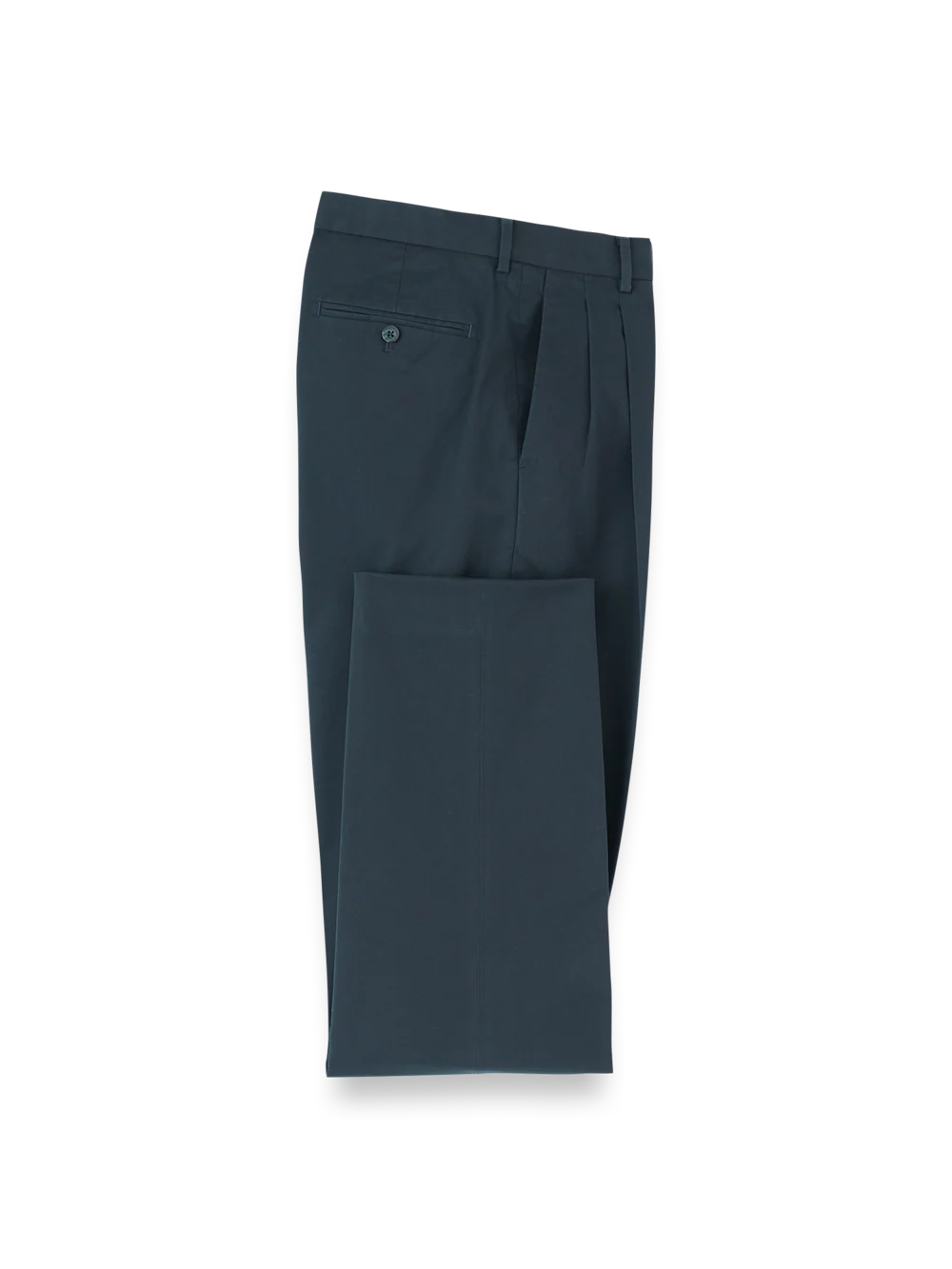 Non-Iron Cotton Stretch Twill Pant - Ink - Image 4