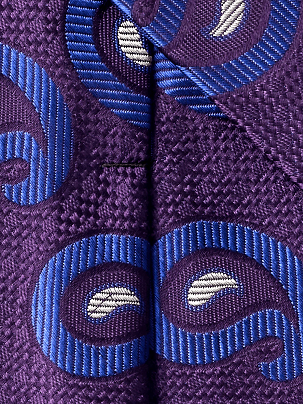Paisley Deco Woven Silk Tie - Purple/lavender - Image 4
