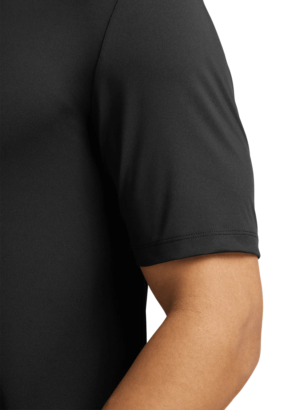 Performance Blend Three Button Polo - Black - Image 4