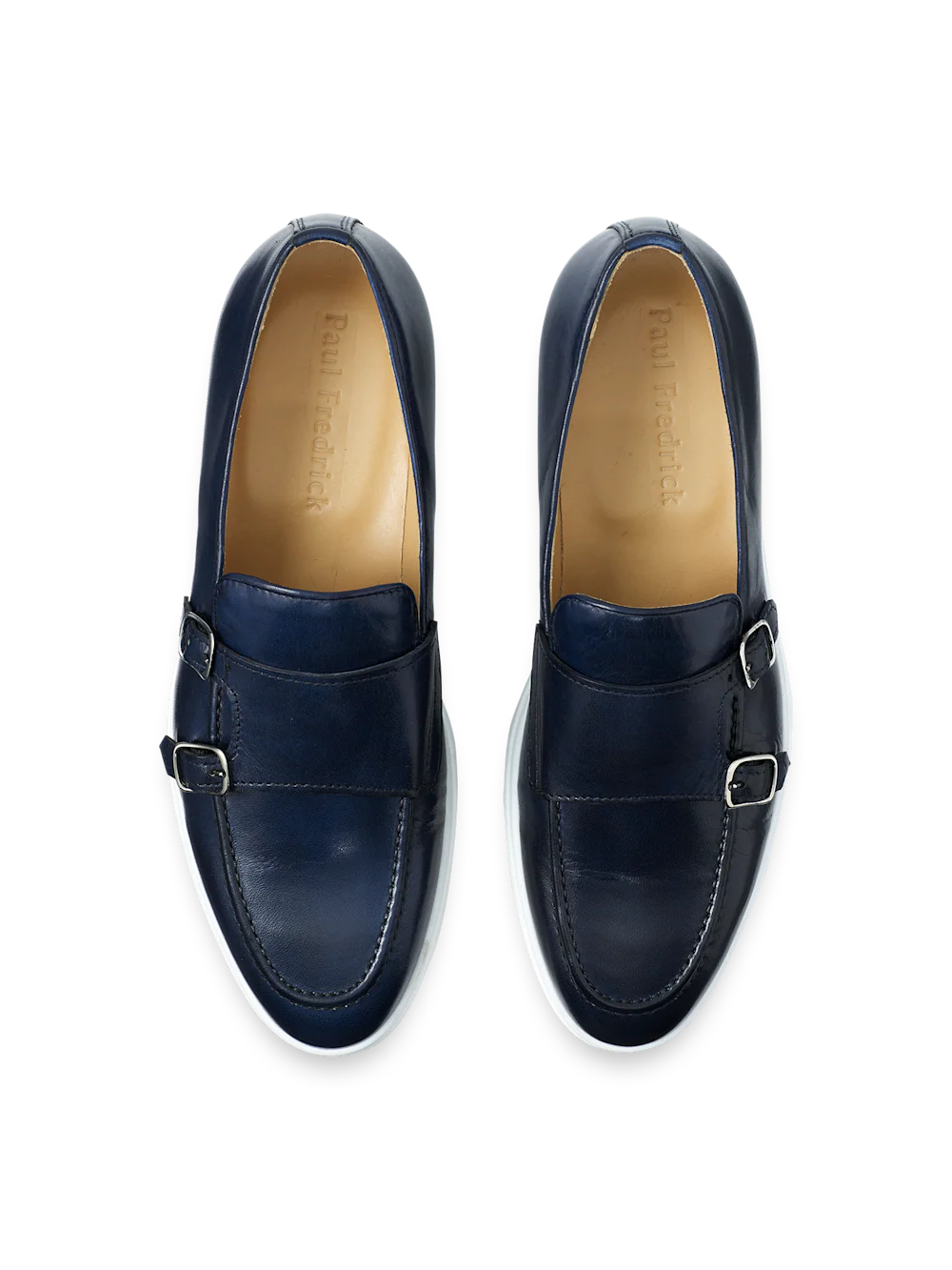 Simon Monk Strap Loafer - Navy - Image 3