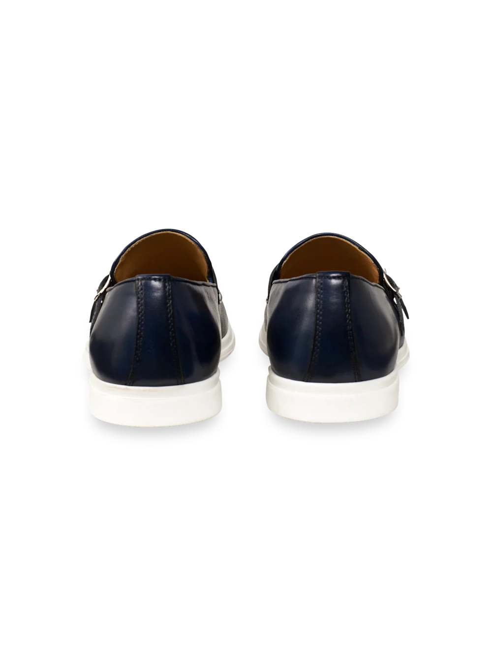 Simon Monk Strap Loafer - Navy - Image 4