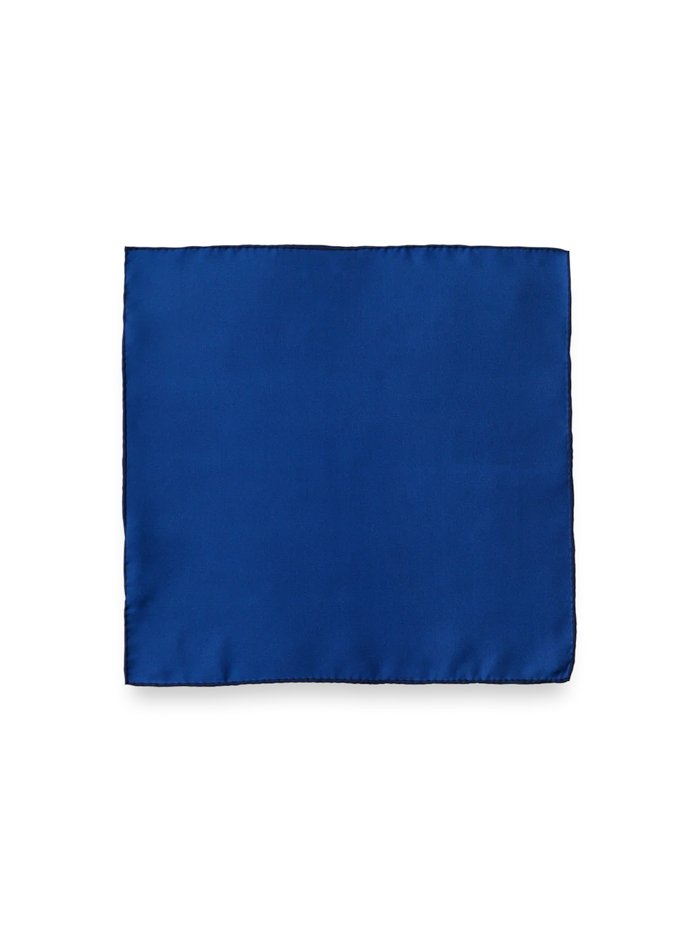 Solid Silk Pocket Square - Pink - Image 2