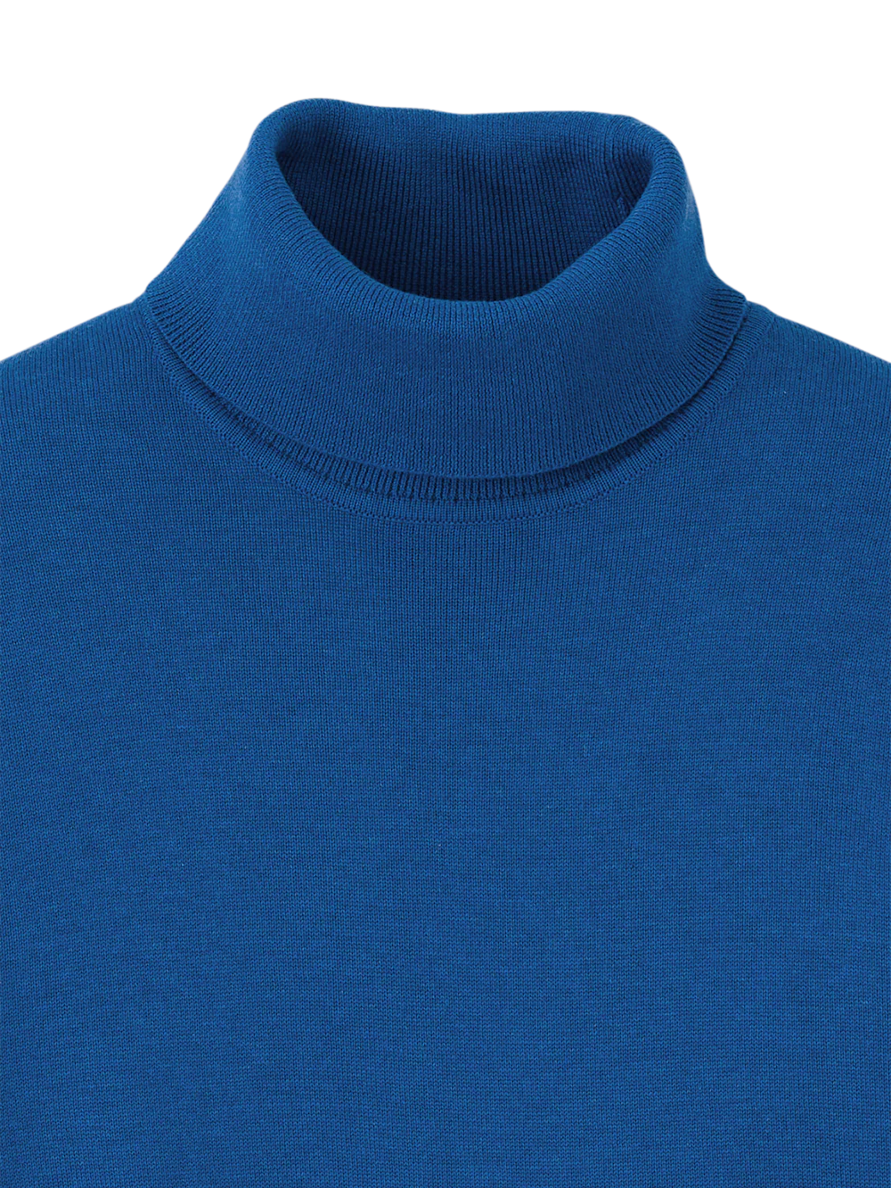 Supima Cotton Turtleneck - Blue - Image 6