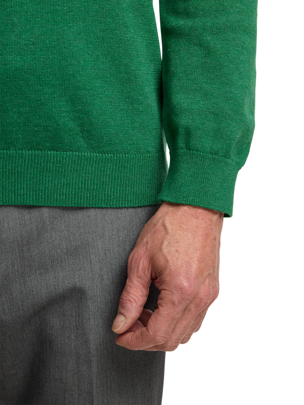 Supima Cotton Turtleneck - Green - Image 4
