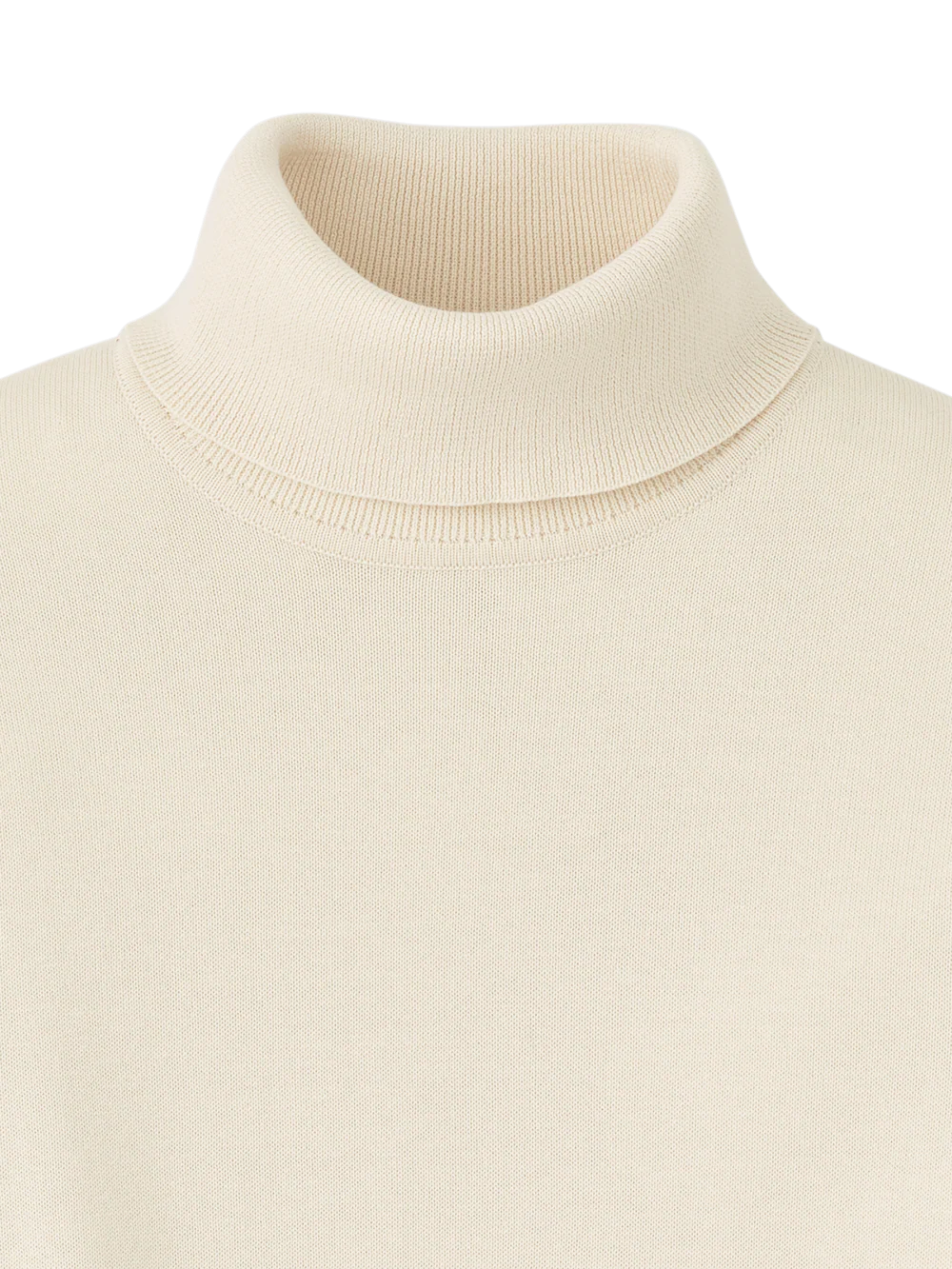 Supima Cotton Turtleneck - Ivory - Image 6