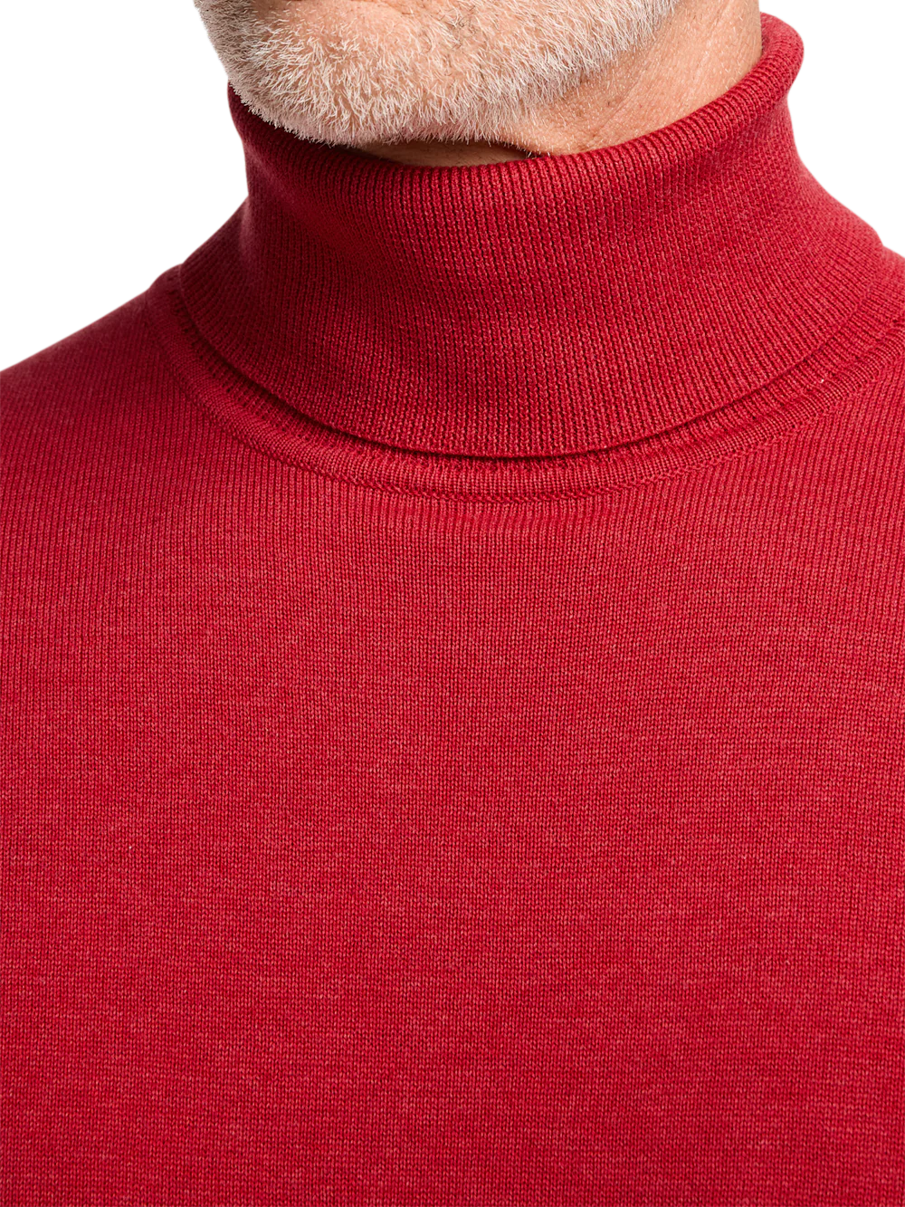 Supima Cotton Turtleneck - Red - Image 3