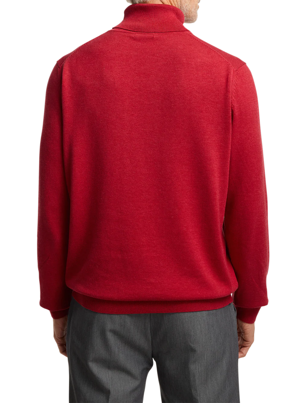 Supima Cotton Turtleneck - Red - Image 5