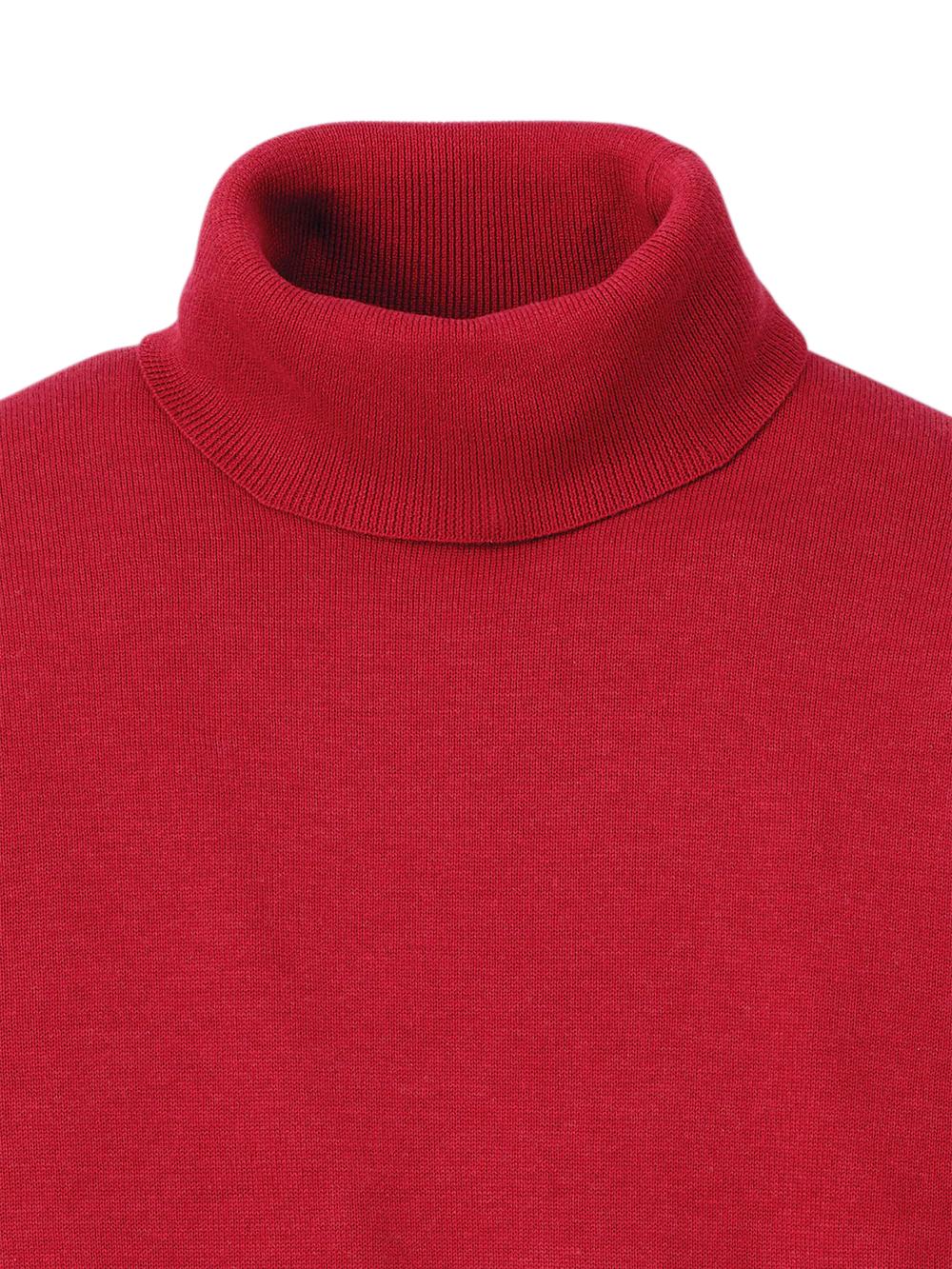 Supima Cotton Turtleneck - Red - Image 6