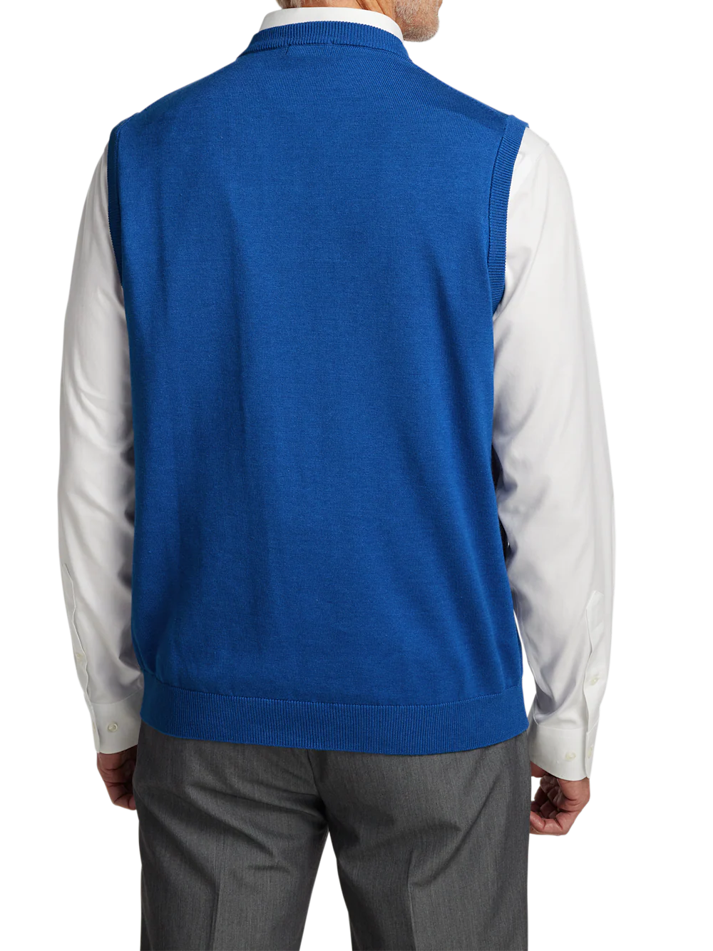 Supima Cotton Vest - Blue - Image 5