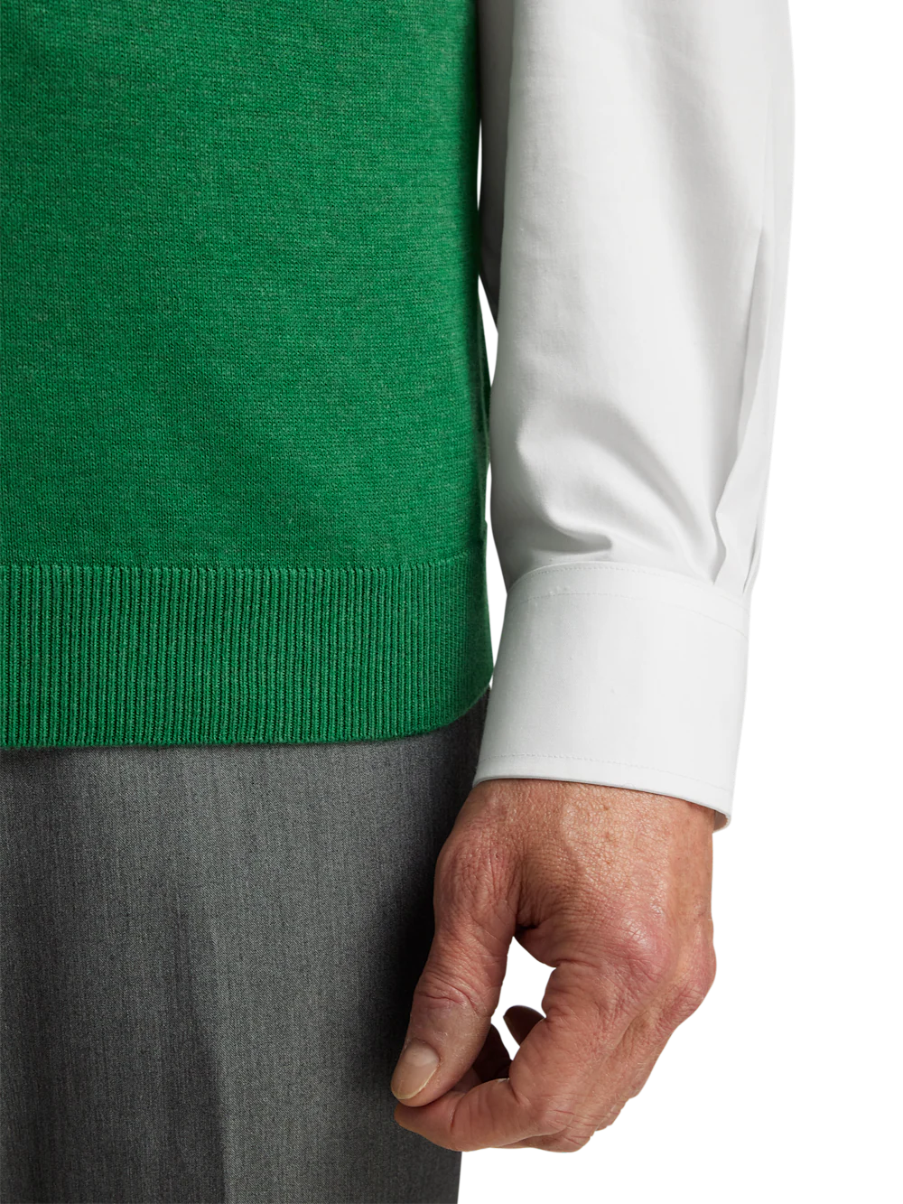 Supima Cotton Vest - Green - Image 4