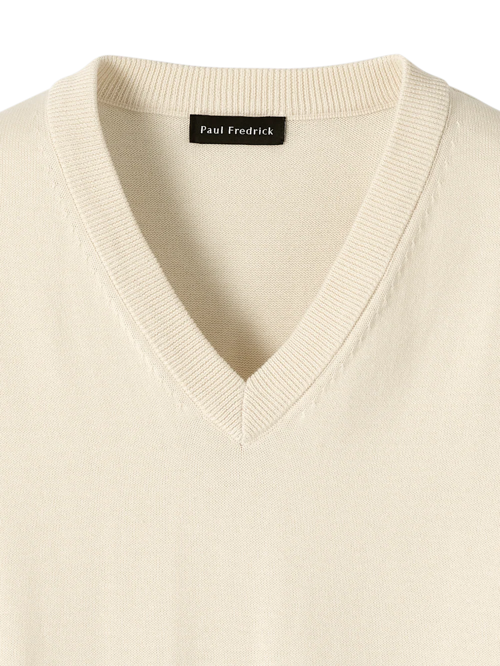 Supima Cotton Vest - Ivory - Image 6