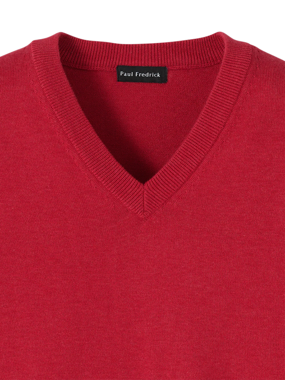 Supima Cotton Vest - Red - Image 6