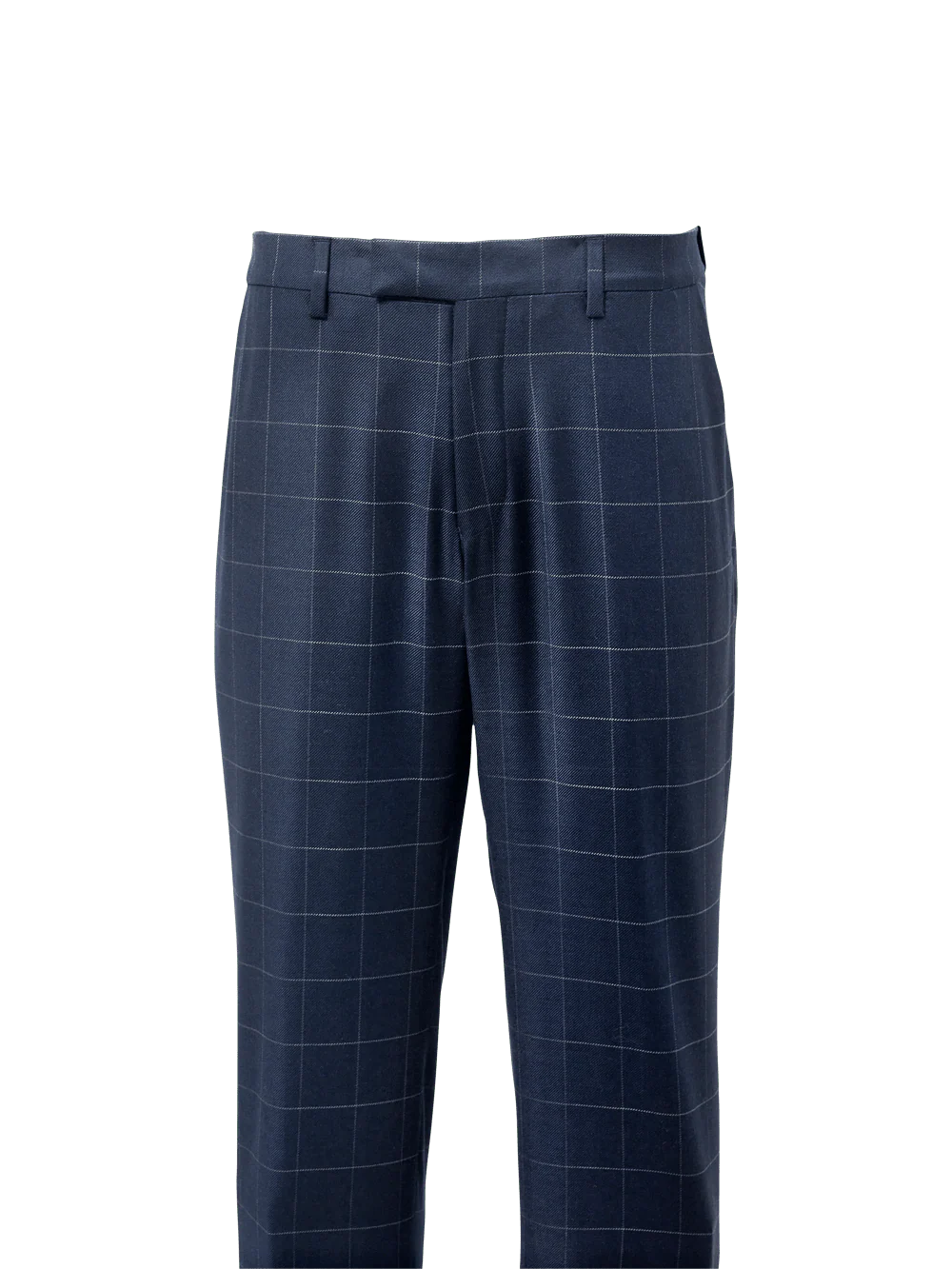 Tailored Fit Essential Wool Flat Front Pants - Brown - Image 2