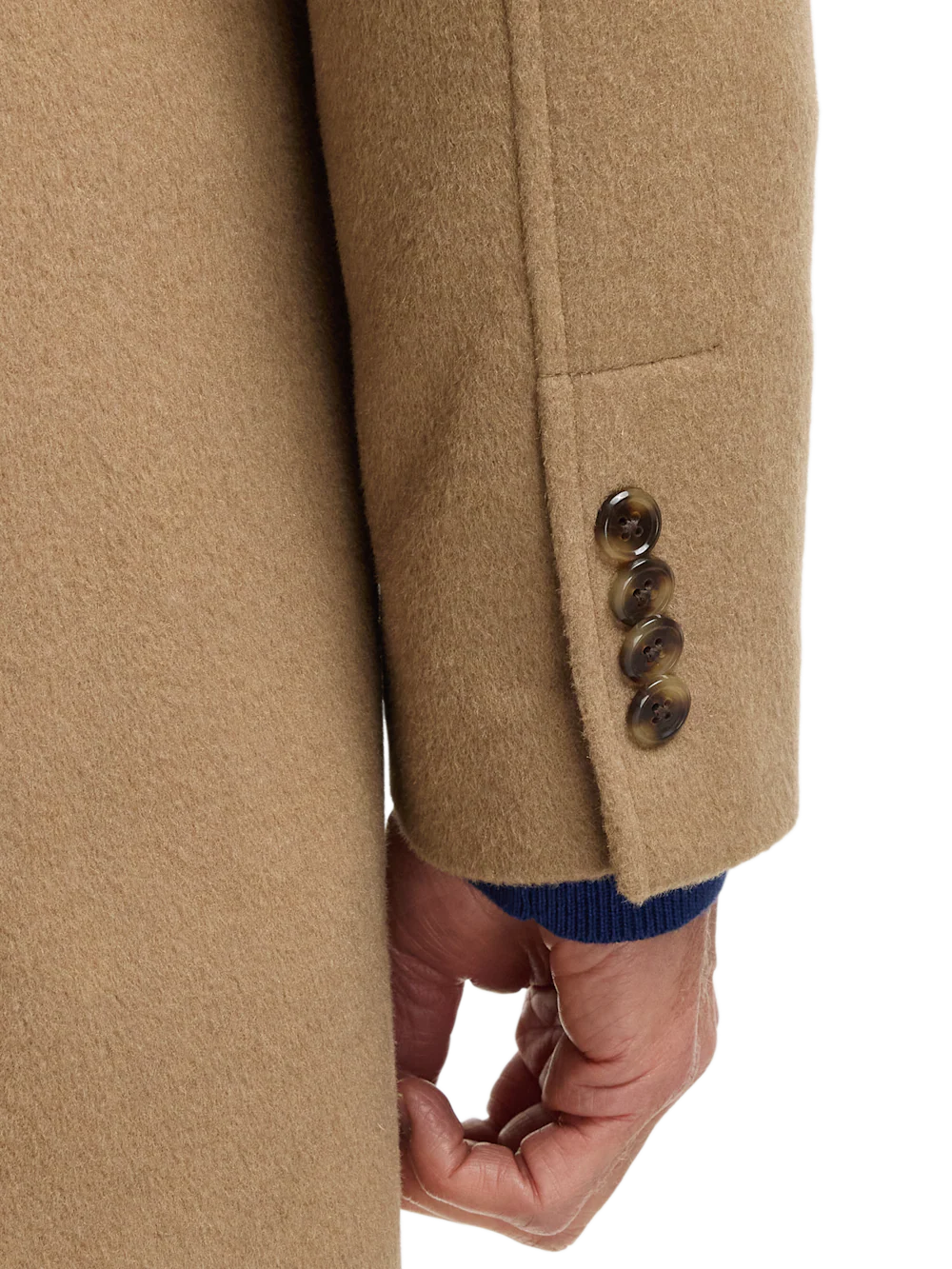 Wool Blend Topcoat - Camel - Image 4