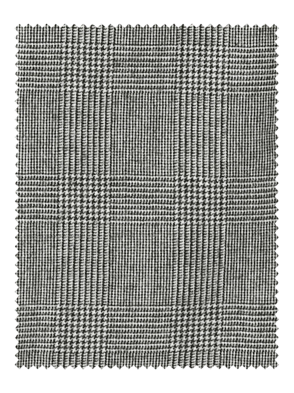 Wool Flannel Plaid Pants - Black - Image 3