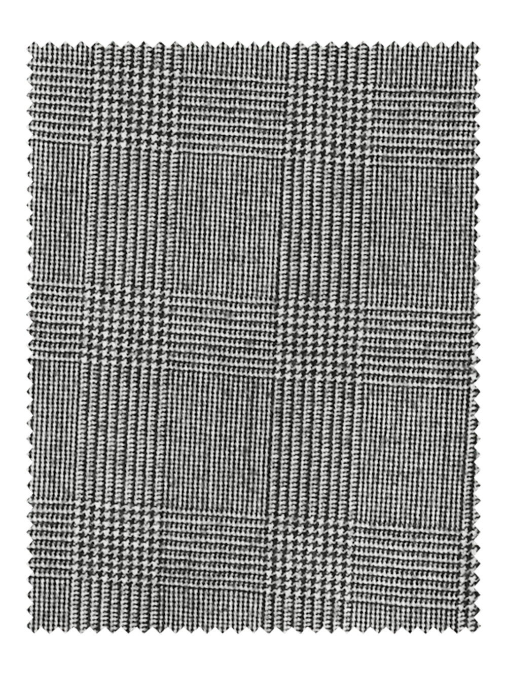 Wool Flannel Plaid Pants - Black - Image 6