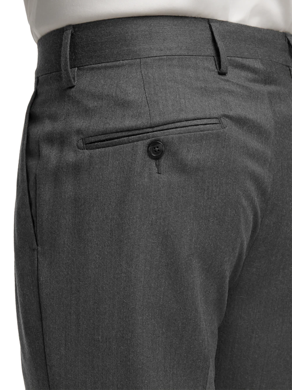 Wool Flannel Solid Pants - Charcoal - Image 12