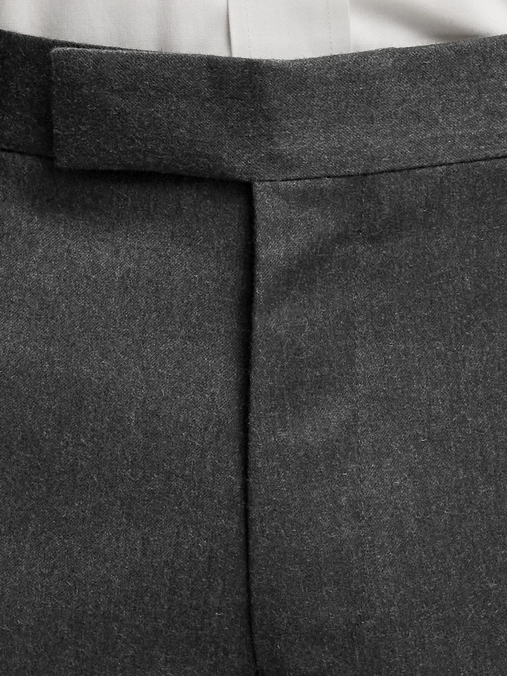 Wool Flannel Solid Pants - Charcoal - Image 5