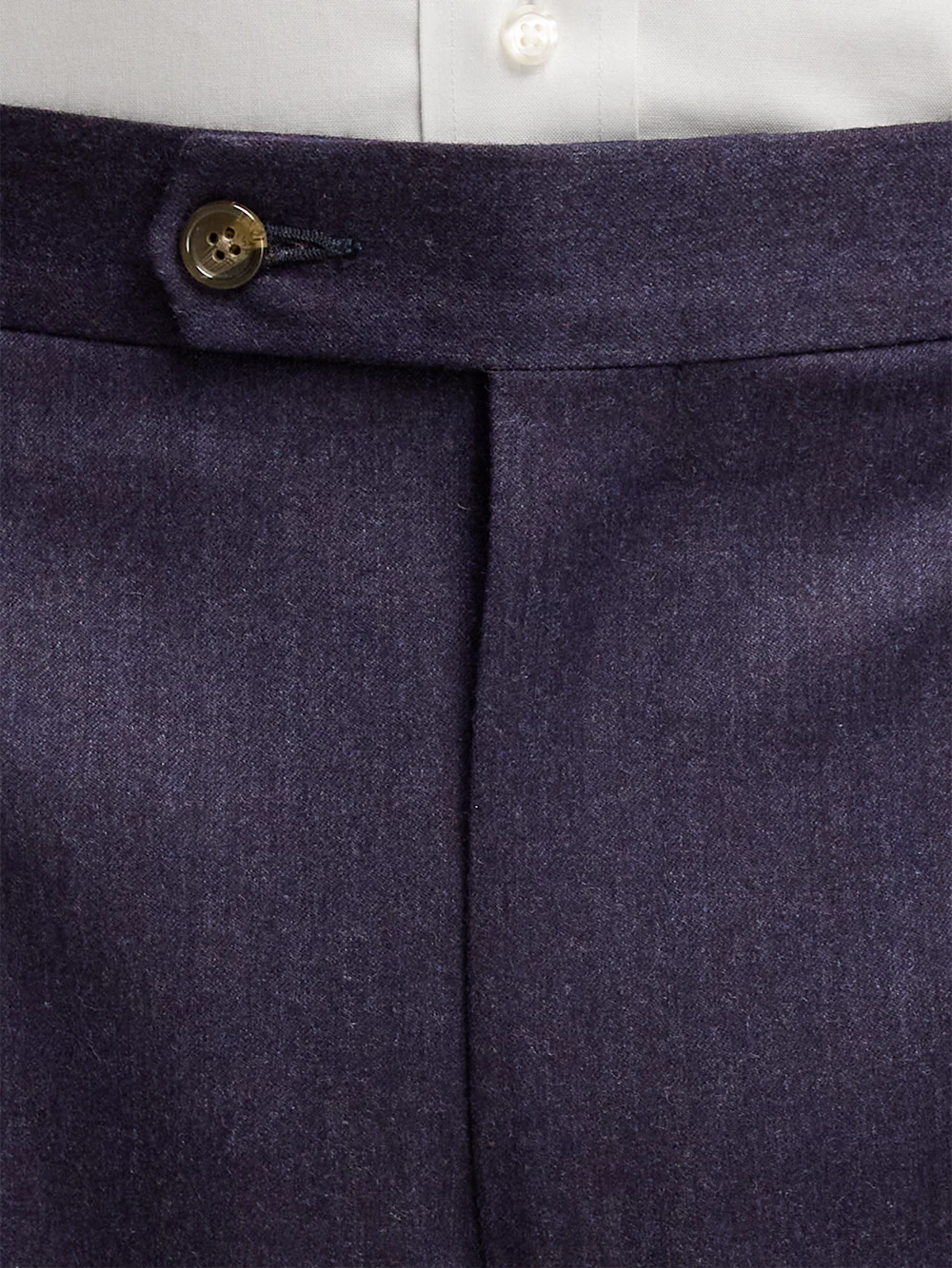 Wool Flannel Solid Pants - Purple - Image 11