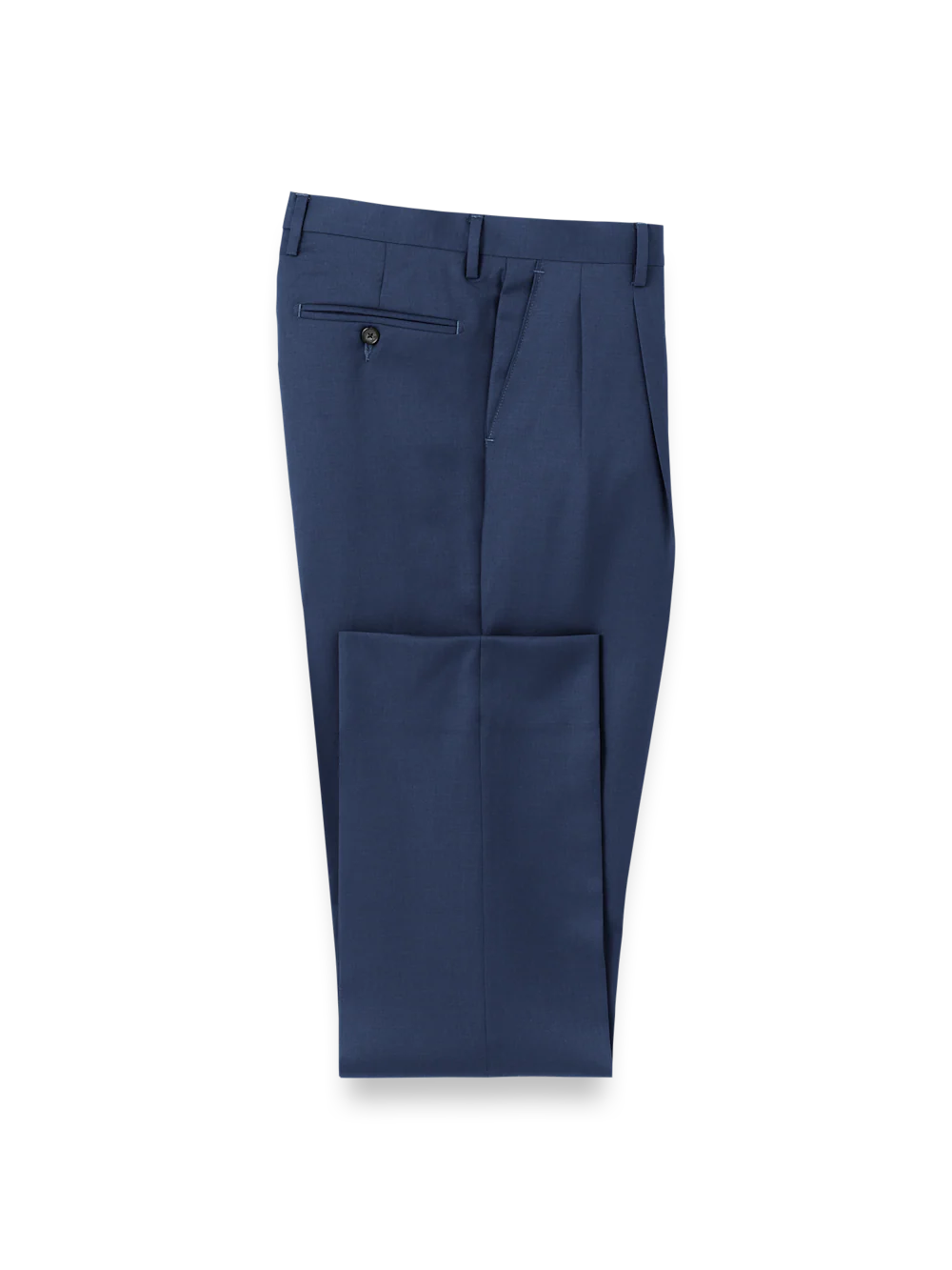 Wool Gabardine Pants - Bright Navy - Image 6