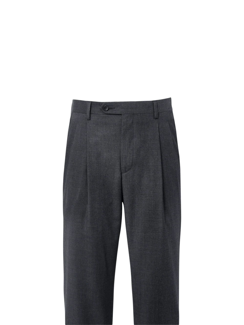 Wool Gabardine Pants - Charcoal - Image 7