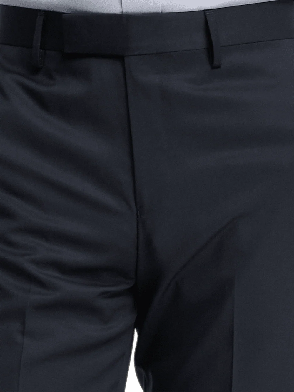 Wool Gabardine Pants - Dark Navy - Image 3