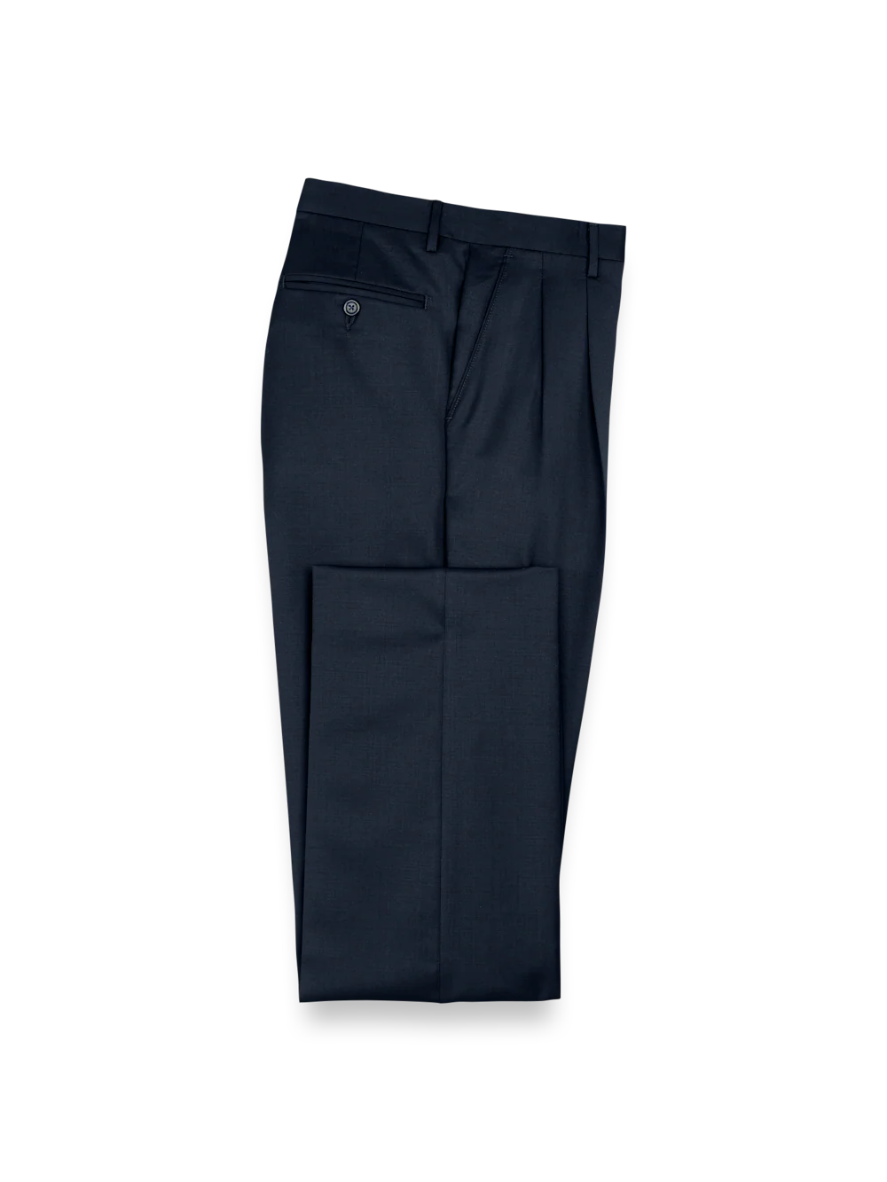 Wool Gabardine Pants - Dark Navy - Image 6